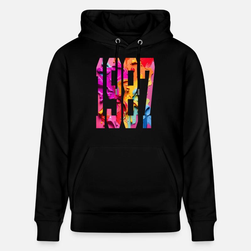 BUNT 39E ANNIVERSAIRE 1987 - Sweat à capuche bio CRUISER Stanley/Stella Unisexe - noir