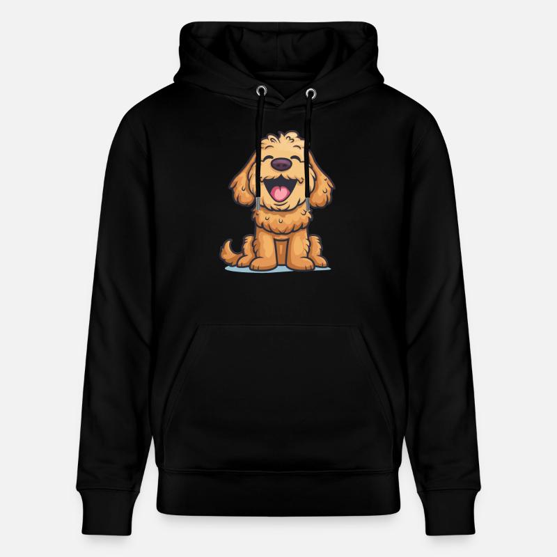 Cockapoo | Cartoon Artwork - Stanley/Stella Unisex Bio-Hoodie CRUISER  - Schwarz