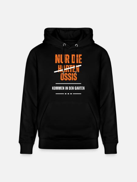 ossi Shirt - Stanley/Stella Unisex Bio-Hoodie CRUISER  - Schwarz