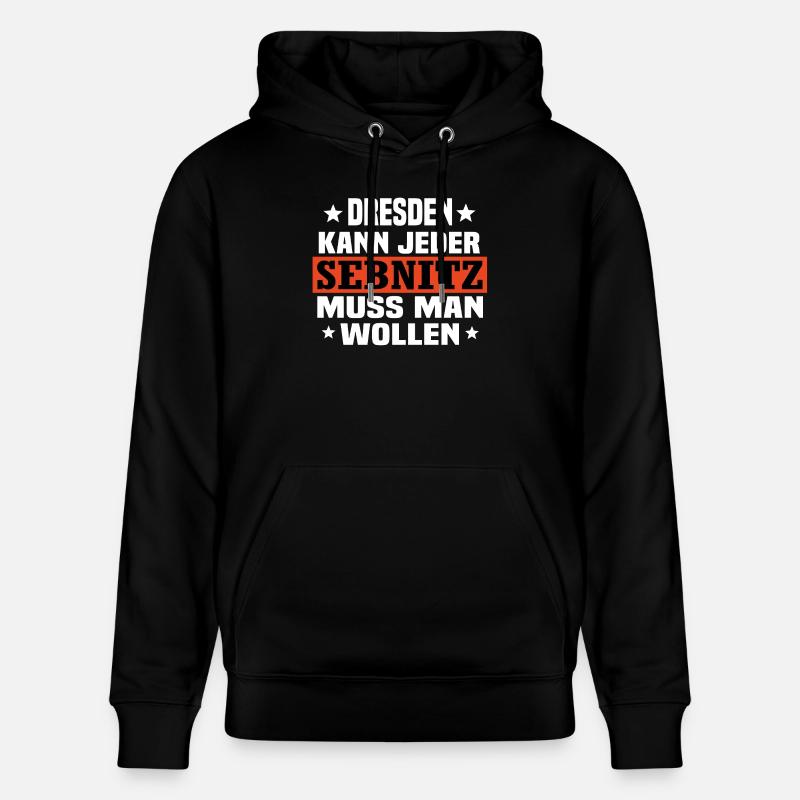 Sebnitz - Stanley/Stella Unisex Bio-Hoodie CRUISER - Schwarz