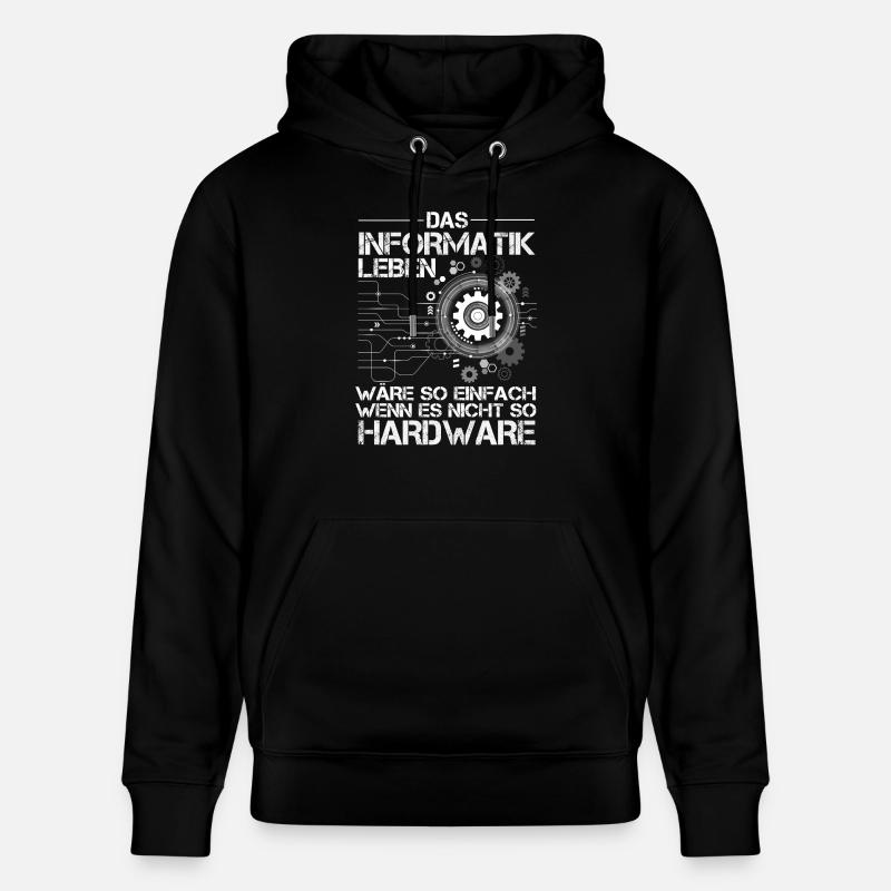 Informatik - Stanley/Stella Unisex Bio-Hoodie CRUISER  - Schwarz