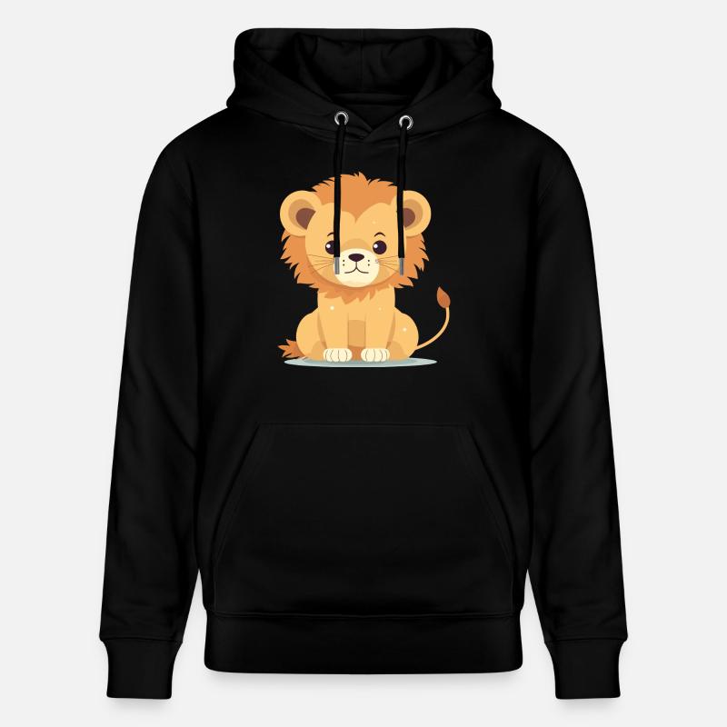 Bébé lion - Sweat à capuche bio CRUISER Stanley/Stella Unisexe - noir