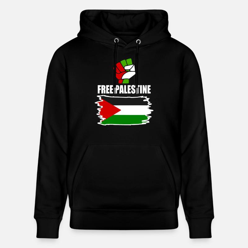 Free palestine - Sweat à capuche bio CRUISER Stanley/Stella Unisexe - noir