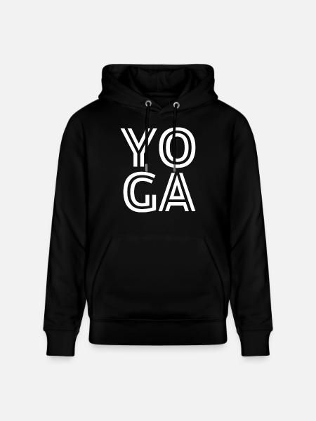 YOGA 2 - Stanley/Stella CRUISER Unisex Organic Hoodie - black