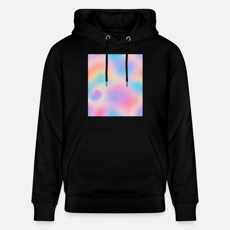 L’œil dans l’abstraction - Sweat à capuche bio CRUISER Stanley/Stella Unisexe - noir