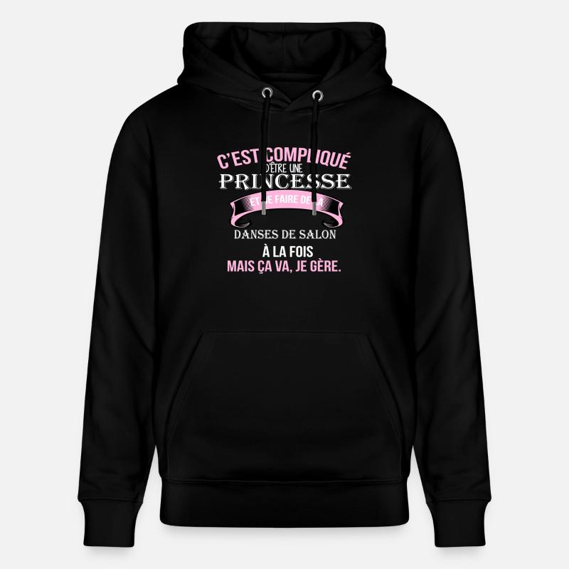 Danses de salon - Sweat à capuche bio CRUISER Stanley/Stella Unisexe - noir