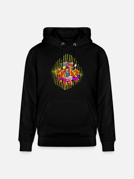 popartcontest - Stanley/Stella CRUISER Unisex Organic Hoodie - black