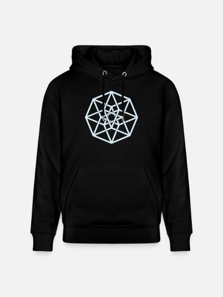 Le Tesseract - Sweat à capuche bio CRUISER Stanley/Stella Unisexe - noir