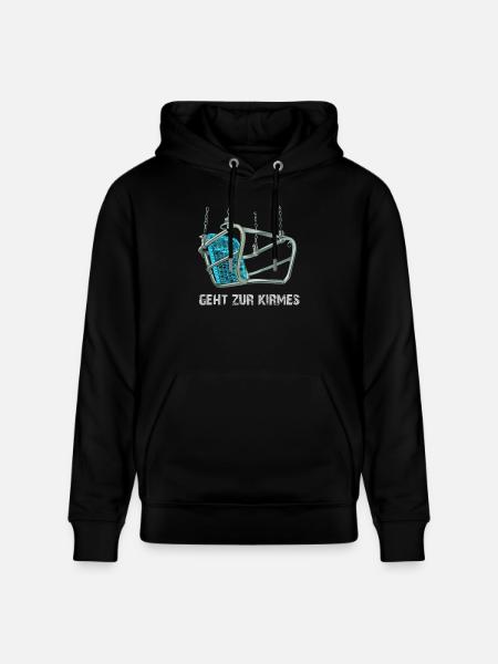 Kirmes Karussell Geht zur Kirmes - Stanley/Stella Unisex Bio-Hoodie CRUISER  - Schwarz