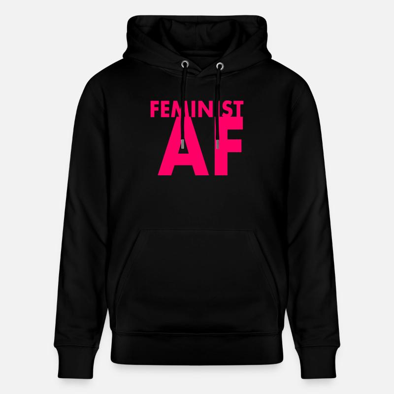 Feminist af - Sweat à capuche bio CRUISER Stanley/Stella Unisexe - noir