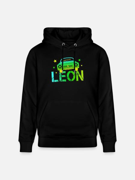 Leon Birthday Leon - Stanley/Stella CRUISER Unisex Organic Hoodie - black