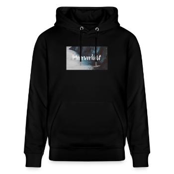 Meer Verliebt - Stanley/Stella Unisex Bio-Hoodie CRUISER  - Schwarz - Vorne - Alina (178cm) & Michal (187cm)