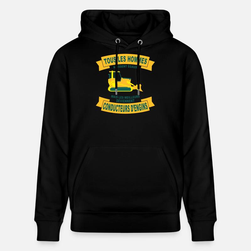 Tous les hommes naissent 2 - Sweat à capuche bio CRUISER Stanley/Stella Unisexe - noir