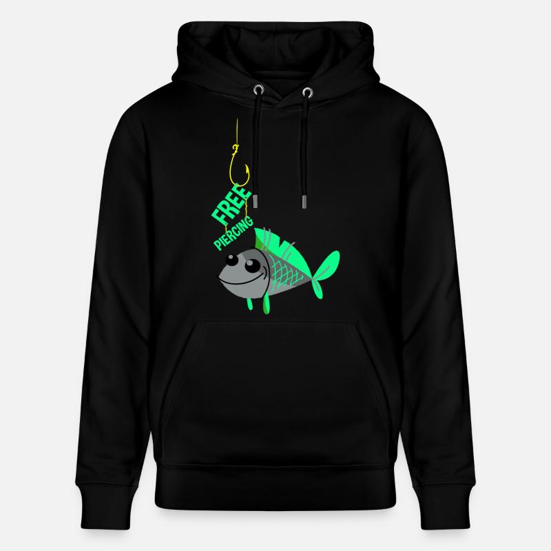 Piercing gratuit - Sweat à capuche bio CRUISER Stanley/Stella Unisexe - noir