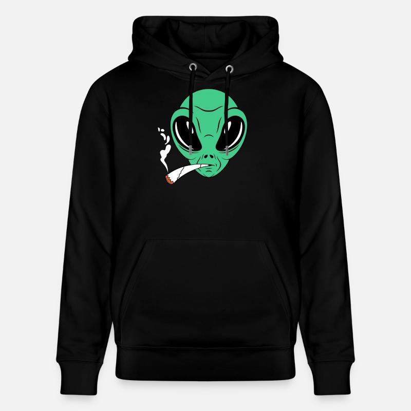 Fumeur étranger - Sweat à capuche bio CRUISER Stanley/Stella Unisexe - noir