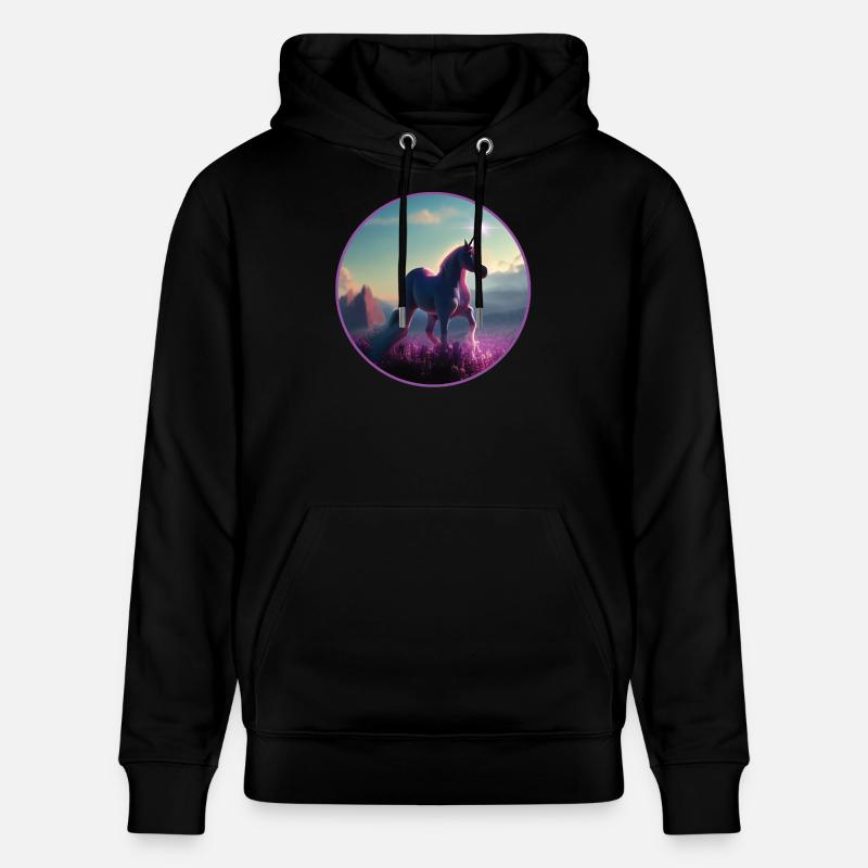 Einhorn - Stanley/Stella Unisex Bio-Hoodie CRUISER  - Schwarz