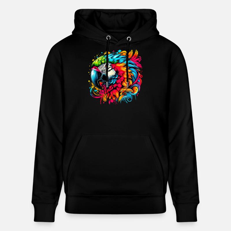 Perroquet - Sweat à capuche bio CRUISER Stanley/Stella Unisexe - noir