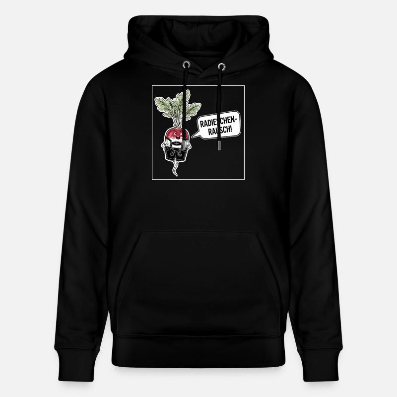 Ruée vers les radis ! - Sweat à capuche bio CRUISER Stanley/Stella Unisexe - noir