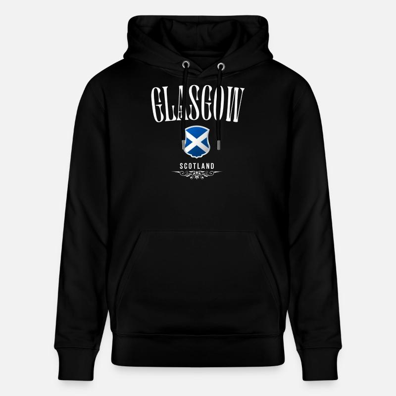 Glasgow, Écosse, souvenir de Glasgow - Sweat à capuche bio CRUISER Stanley/Stella Unisexe - noir