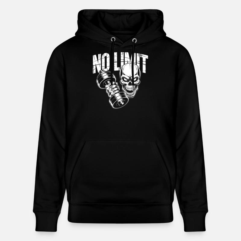 No Limit Skull Kraft-Design - Stanley/Stella Unisex Bio-Hoodie CRUISER - Schwarz