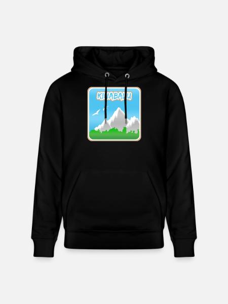 Berg Kinabalu - Stanley/Stella Unisex Bio-Hoodie CRUISER - Schwarz