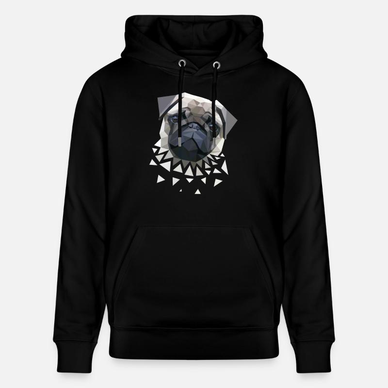 Mops - Sweat à capuche bio CRUISER Stanley/Stella Unisexe - noir