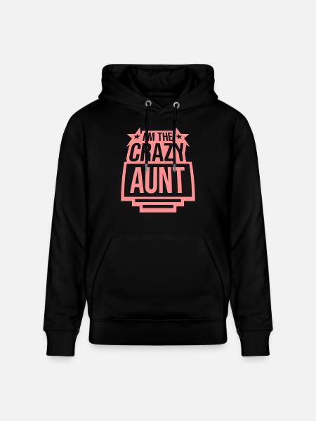 at The Crazy Aunt - Stanley/Stella CRUISER Unisex Organic Hoodie - black