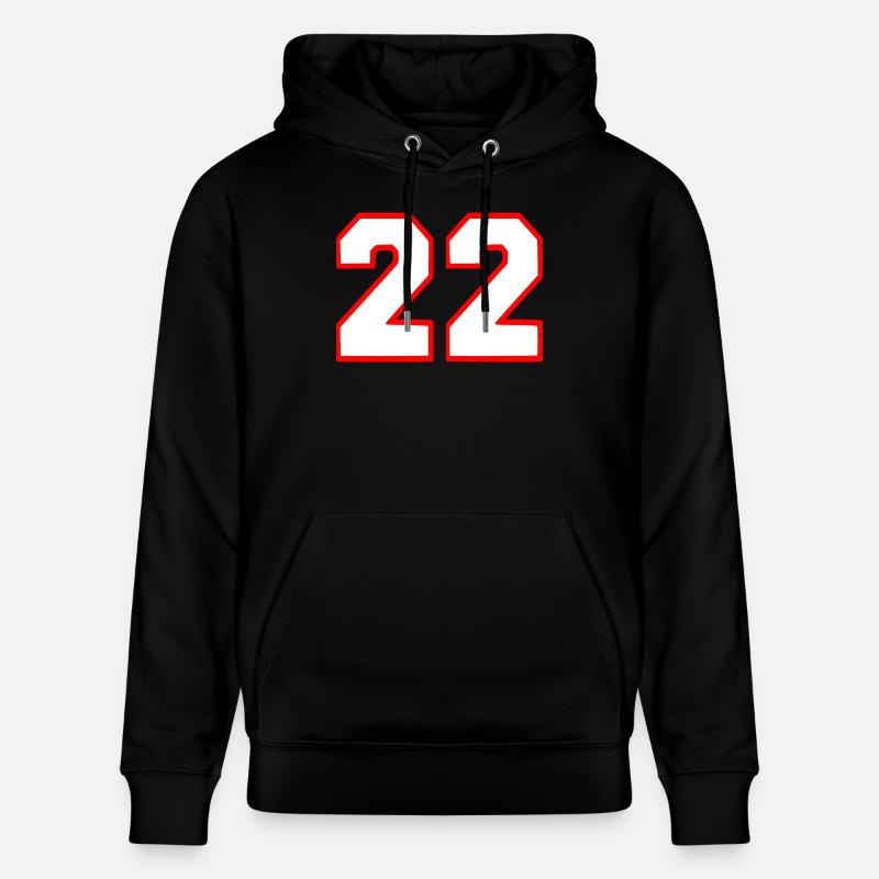 22 - Stanley/Stella Unisex Bio-Hoodie CRUISER  - Schwarz