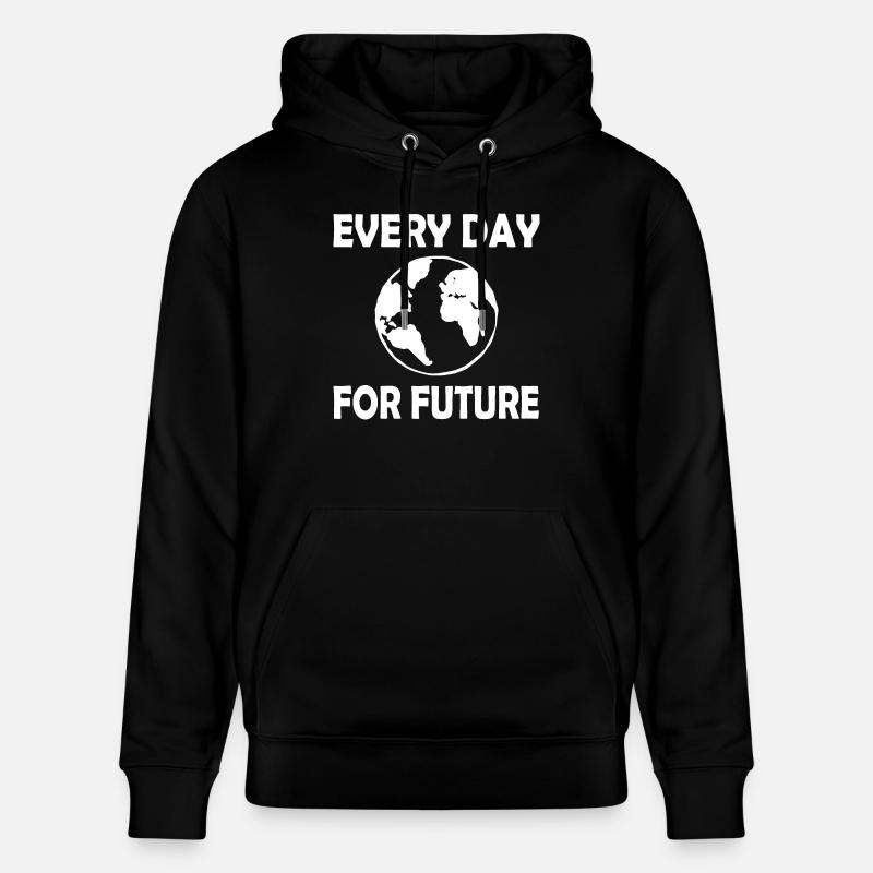 Every day for future - Sweat à capuche bio CRUISER Stanley/Stella Unisexe - noir
