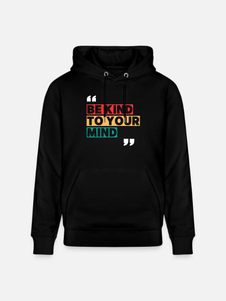 Be kind - Stanley/Stella Unisex Bio-Hoodie CRUISER - Schwarz