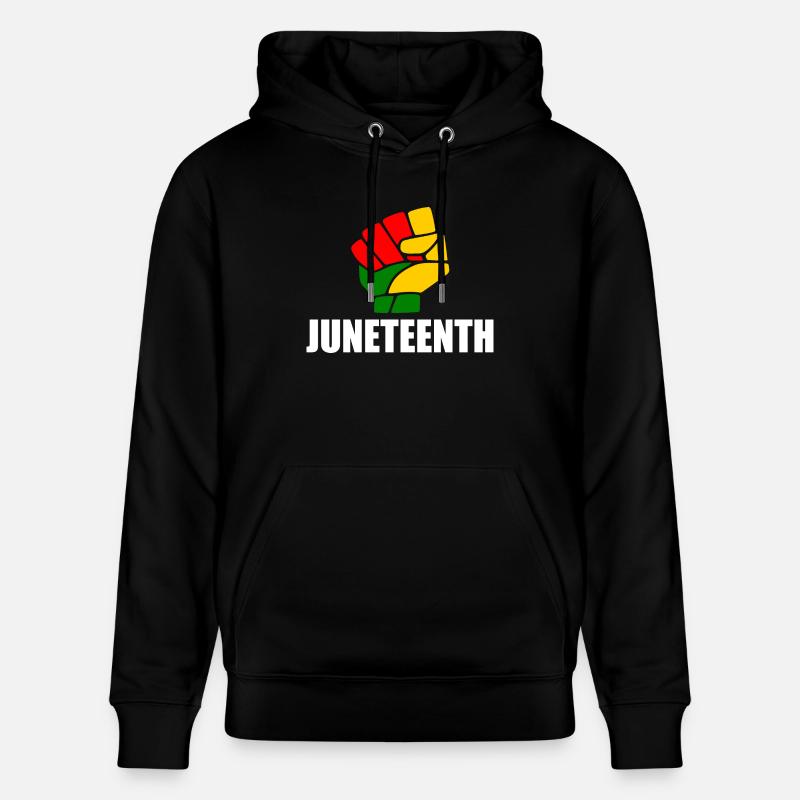 juneteenth - Stanley/Stella Unisex Bio-Hoodie CRUISER  - Schwarz