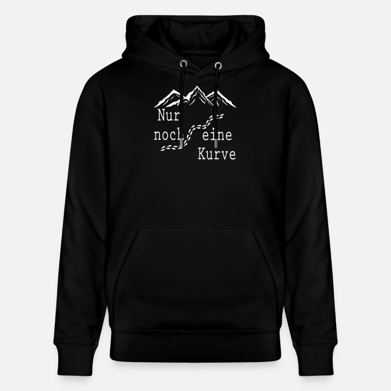 Nur noch eine Kurve - Stanley/Stella Unisex Bio-Hoodie CRUISER  - Schwarz