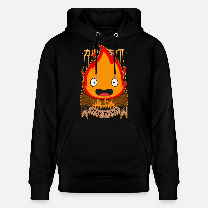 de feu - Sweat à capuche bio CRUISER Stanley/Stella Unisexe - noir