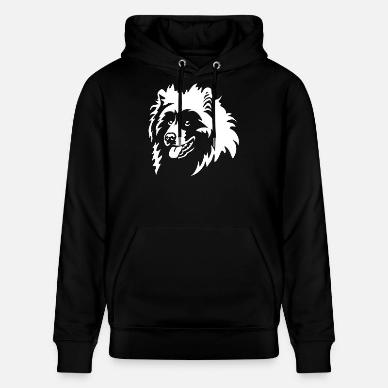 Samojede Kopf "Black Edition" - Stanley/Stella Unisex Bio-Hoodie CRUISER  - Schwarz