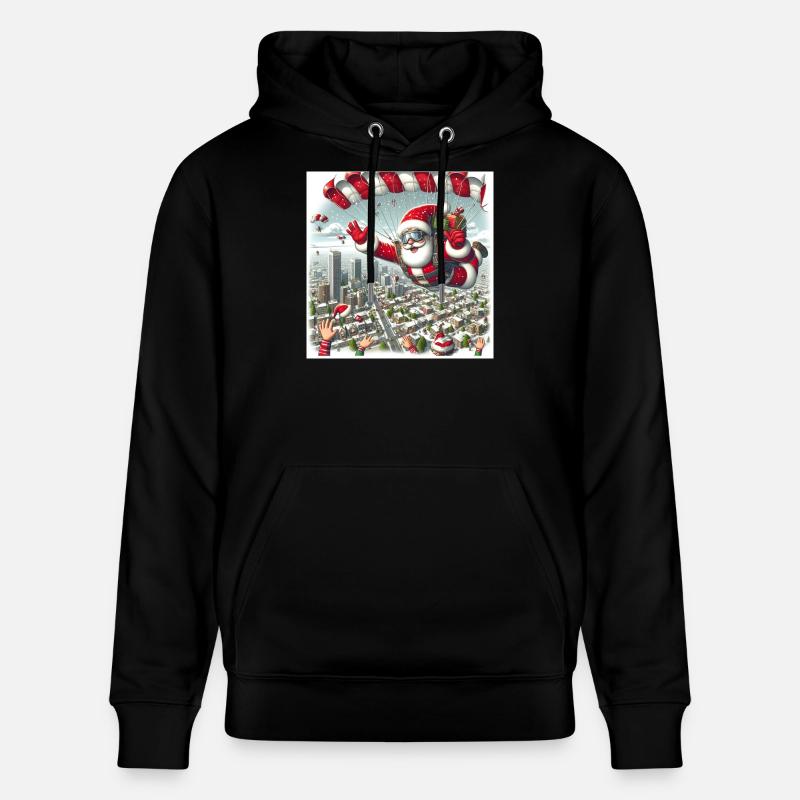 Design de Noël 13 - Sweat à capuche bio CRUISER Stanley/Stella Unisexe - noir