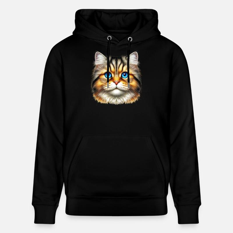 Chat - Sweat à capuche bio CRUISER Stanley/Stella Unisexe - noir