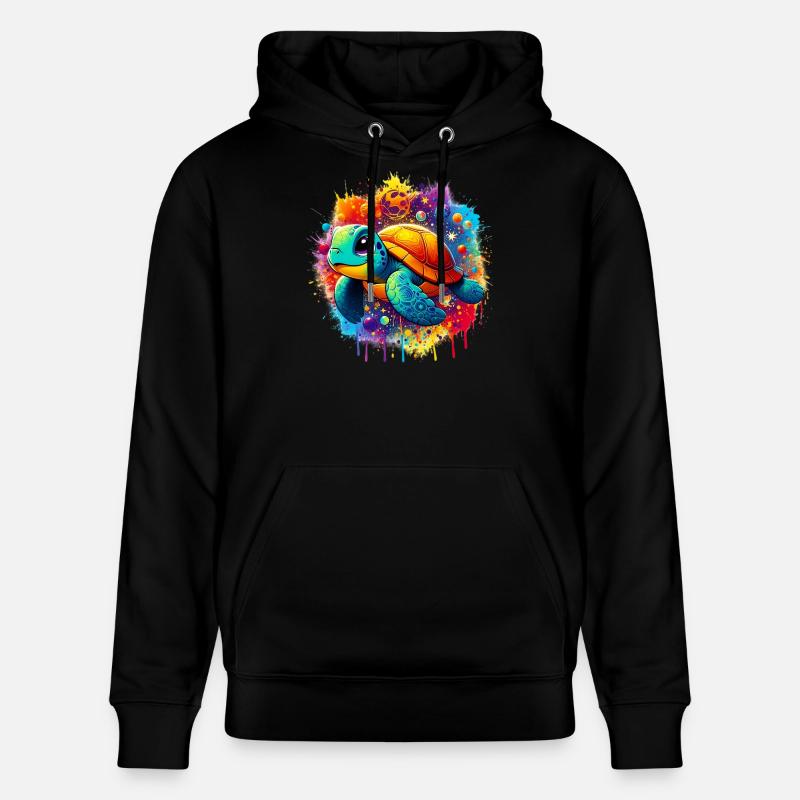 Tortue - Sweat à capuche bio CRUISER Stanley/Stella Unisexe - noir