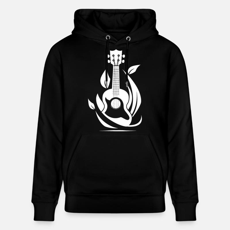 Graphiques Ukulele - Sweat à capuche bio CRUISER Stanley/Stella Unisexe - noir