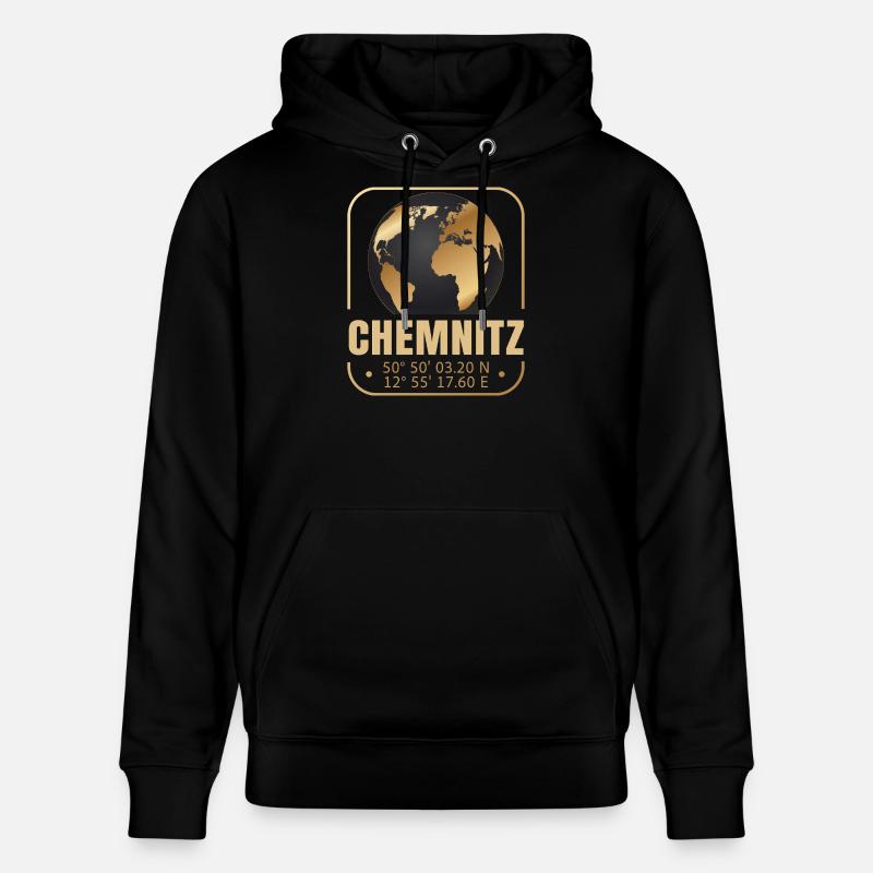 Chemnitz - Stanley/Stella Unisex Bio-Hoodie CRUISER  - Schwarz