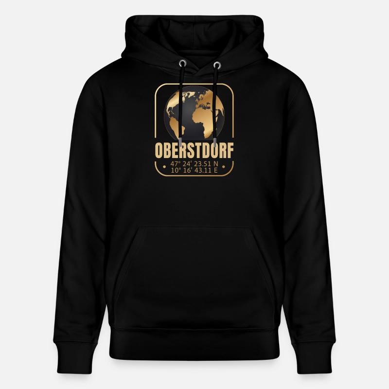 Oberstdorf - Stanley/Stella Unisex Bio-Hoodie CRUISER  - Schwarz