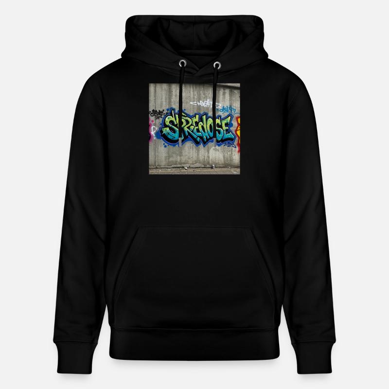 Graffiti Expression T-Shirt - Sweat à capuche bio CRUISER Stanley/Stella Unisexe - noir