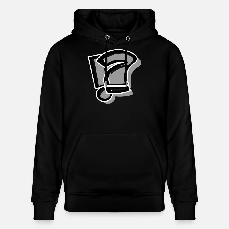 !? Point d’interrogation d’exclamation - Sweat à capuche bio CRUISER Stanley/Stella Unisexe - noir