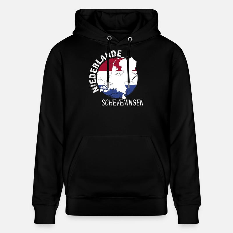 Scheveningen - Stanley/Stella Unisex Bio-Hoodie CRUISER  - Schwarz