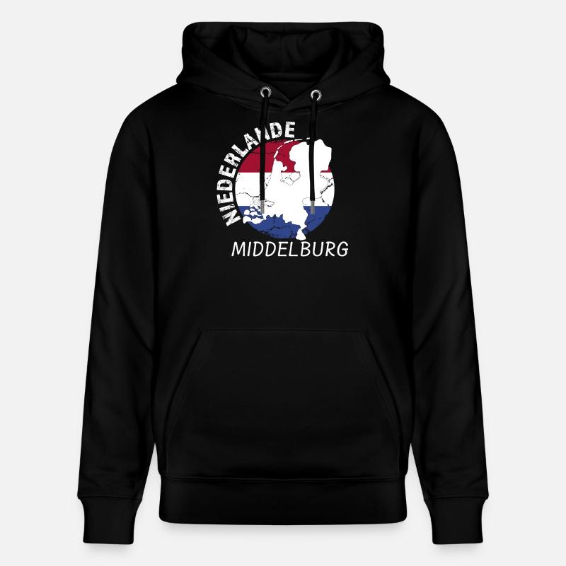 Middelburg - Sweat à capuche bio CRUISER Stanley/Stella Unisexe - noir