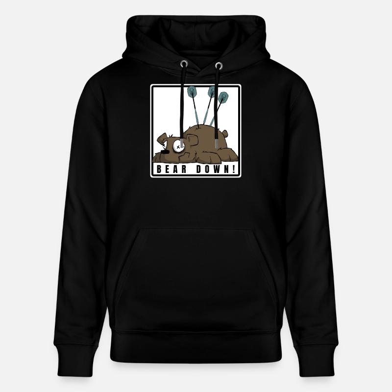 Drôle de fléchettes motif comique. POURSUIVEZ ! - Sweat à capuche bio CRUISER Stanley/Stella Unisexe - noir