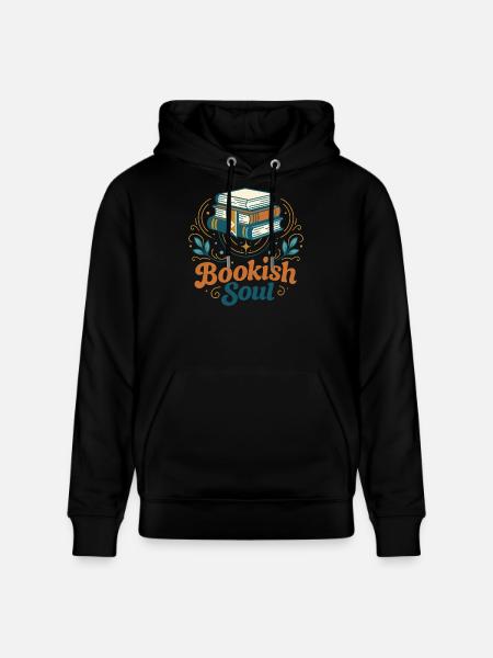 Bookish Soul - Stanley/Stella Unisex Bio-Hoodie CRUISER - Schwarz