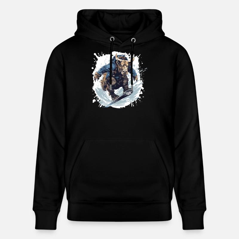 Bulle Snowboard Taurus - Sweat à capuche bio CRUISER Stanley/Stella Unisexe - noir