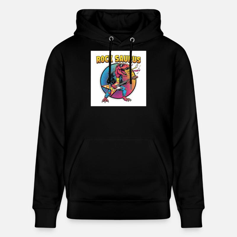 Rock Saurus Guitar Hero - Sweat à capuche bio CRUISER Stanley/Stella Unisexe - noir