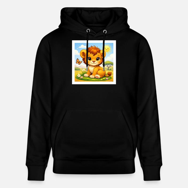 Sunny le Petit Lion - Sweat à capuche bio CRUISER Stanley/Stella Unisexe - noir