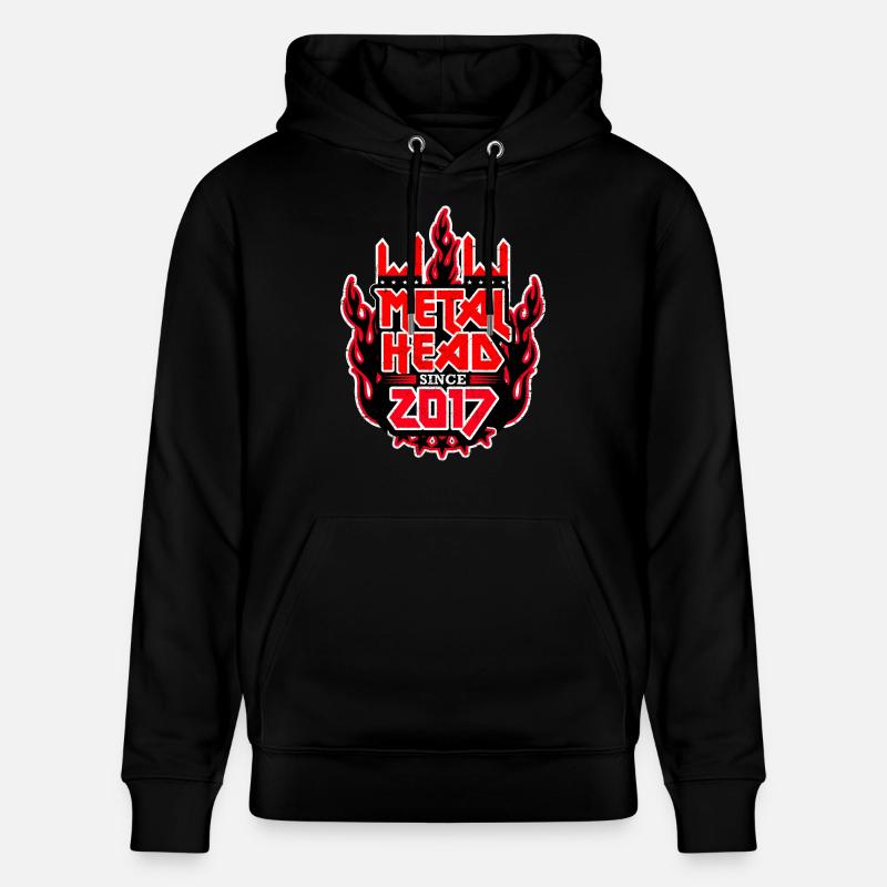 METALHEAD depuis 2017 - Sweat à capuche bio CRUISER Stanley/Stella Unisexe - noir